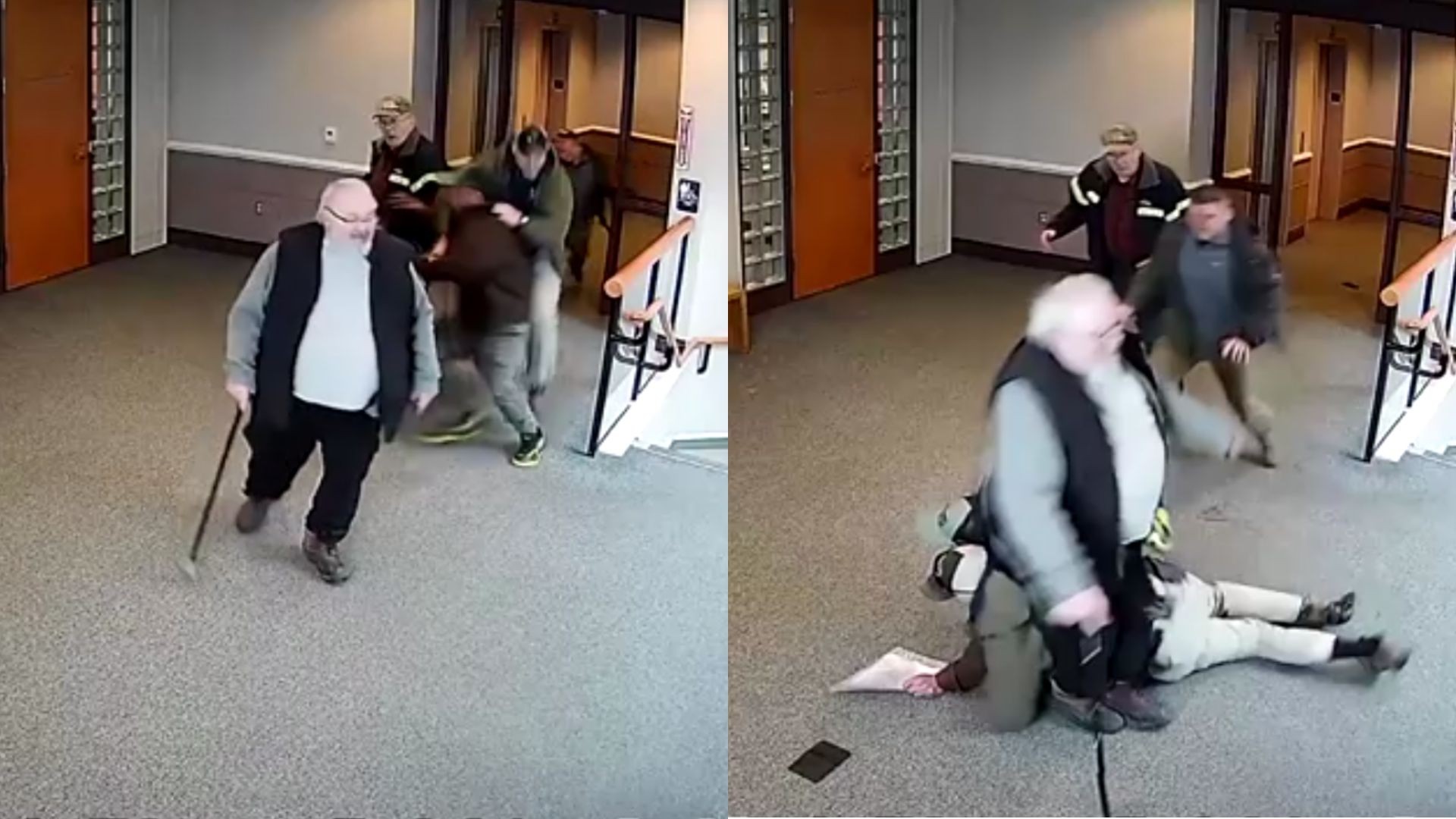 Agentes de imigração derrubam homem de bengala durante prisão de venezuelano nos EUA; VÍDEO