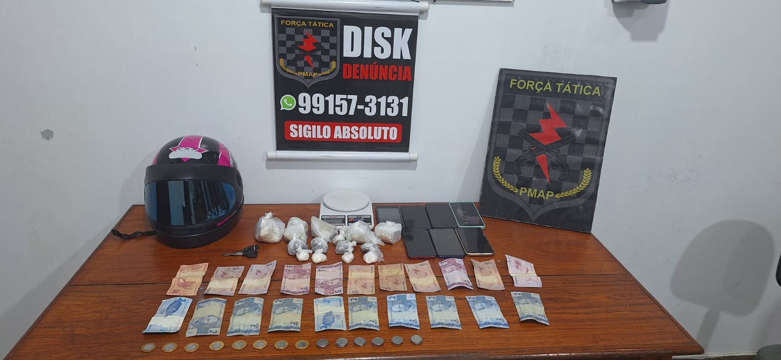 PM prende homem com mais de meio quilo de drogas na Zona Norte de Macapá