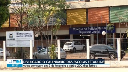 Rede estadual publica calendário escolar para as escolas