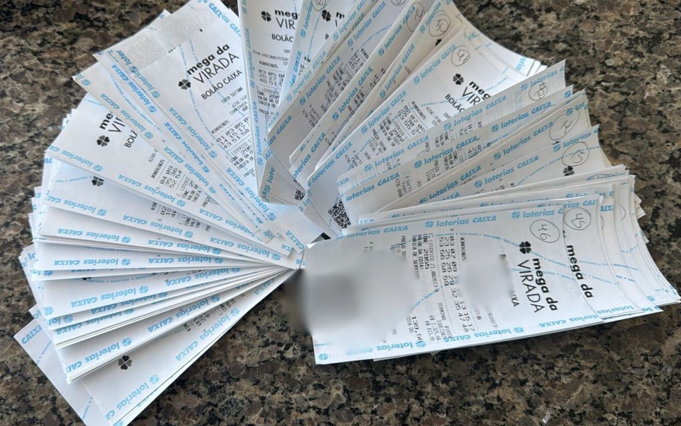 Volantes registrados para os bol�es � Foto: Arquivo pessoal/Glaciel Andrade