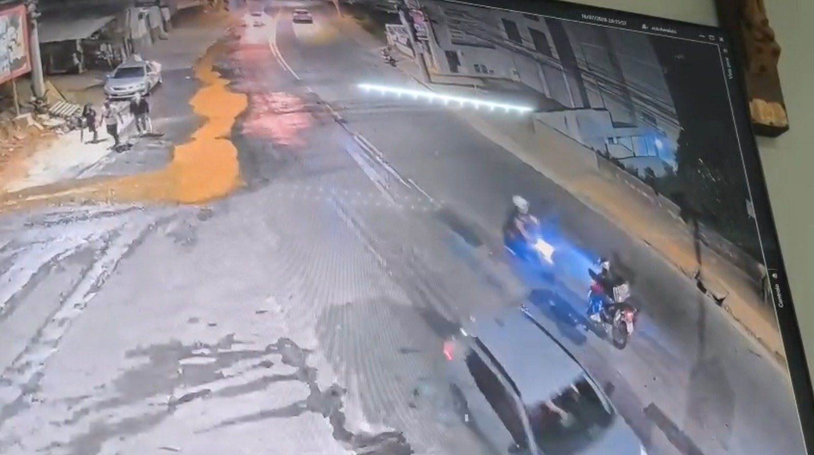 VÍDEO: motociclista morre após ser atingido por piloto que fazia ultrapassagem proibida no ES