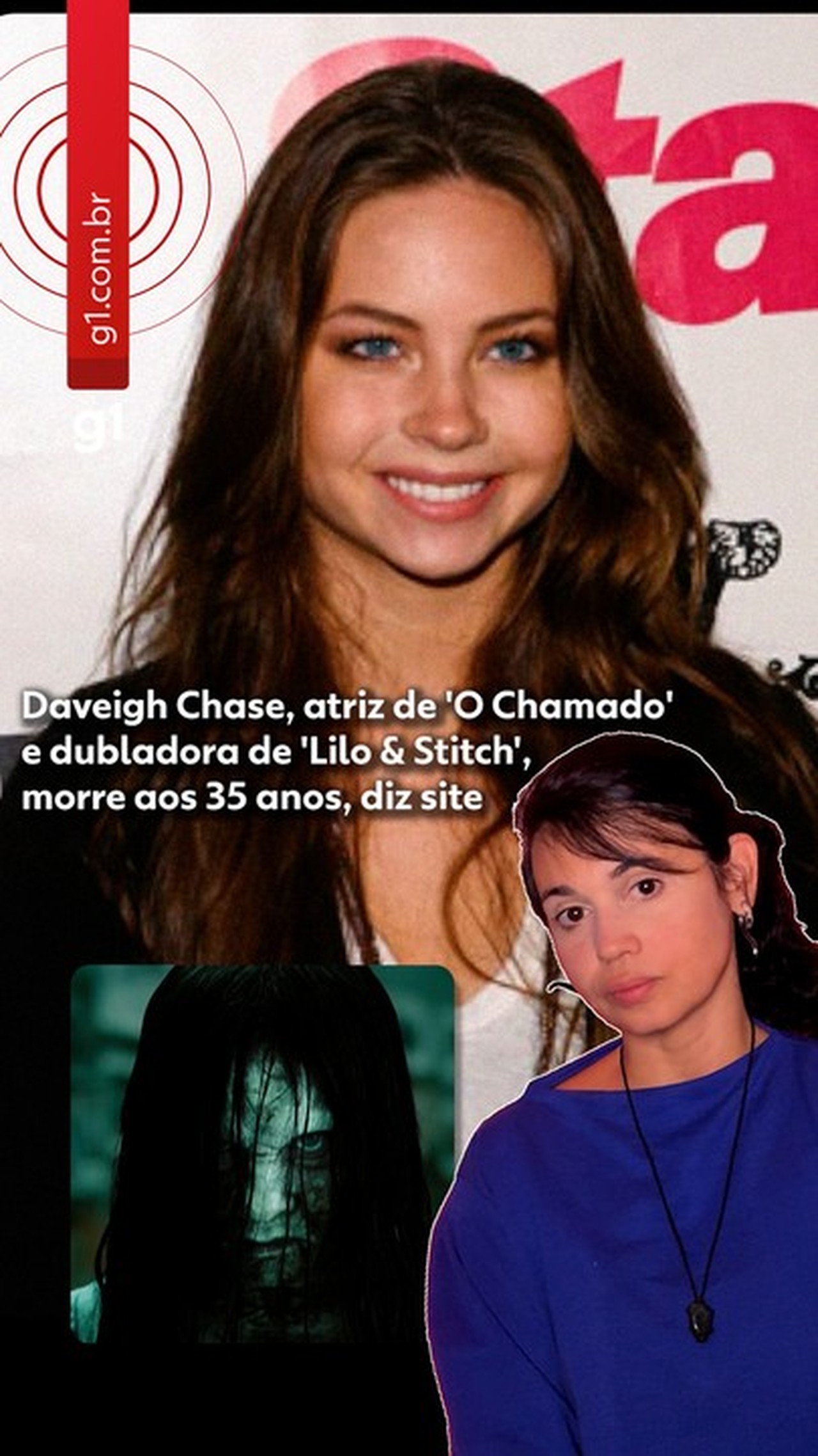 Daveigh Chase, atriz de 'O Chamado' que morreu aos 35 anos, deixou patrimônio de R$ 2 milhões