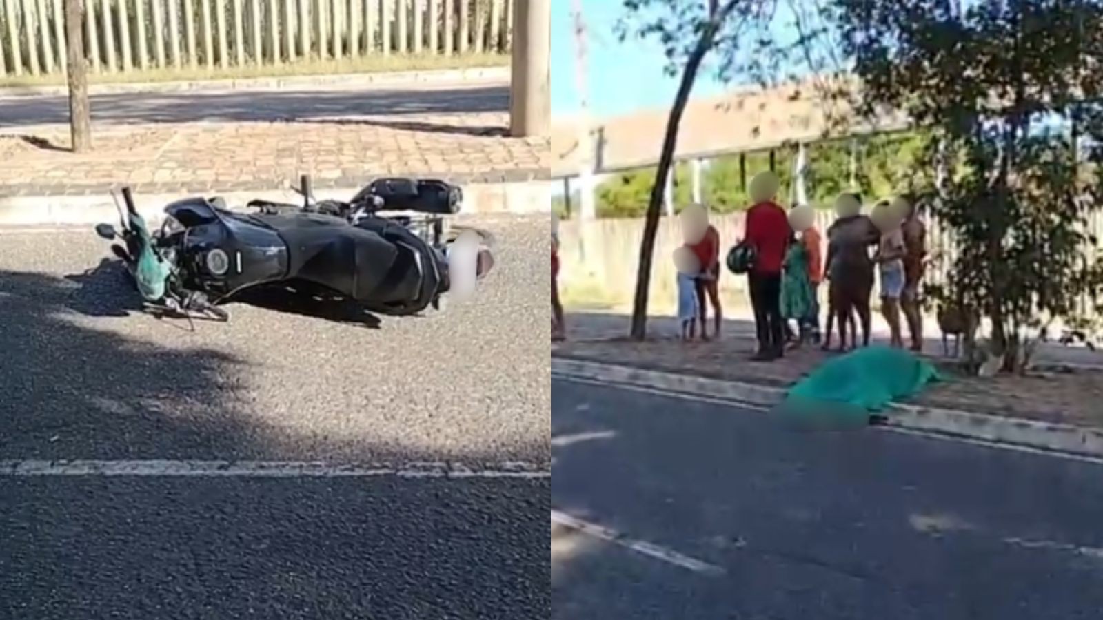 Homem morre após se desequilibrar de moto e bater cabeça em canteiro de avenida em Teresina