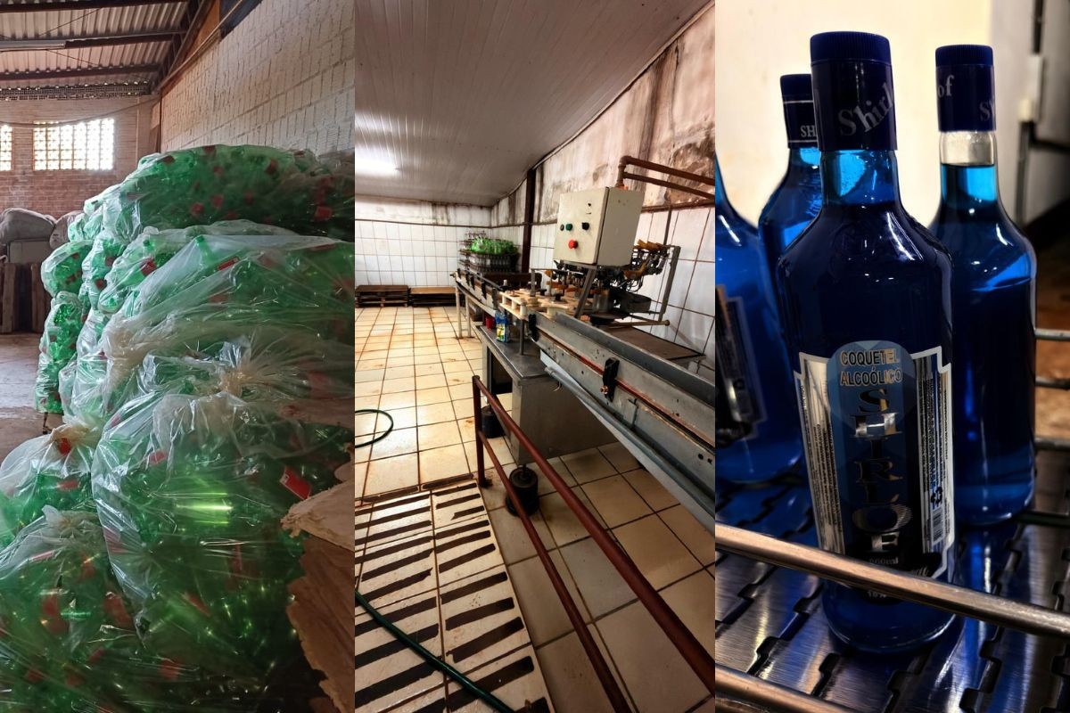 Fábrica clandestina de bebidas alcoólicas é interditada em MS
