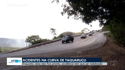 Atenção precisa ser redobrada em trecho de rodovia próximo a Taquaruçu
