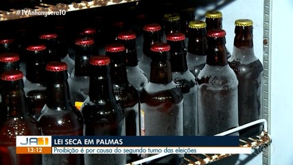 Venda de bebidas alcoólicas está proibida em Palmas durante fim de semana de eleições