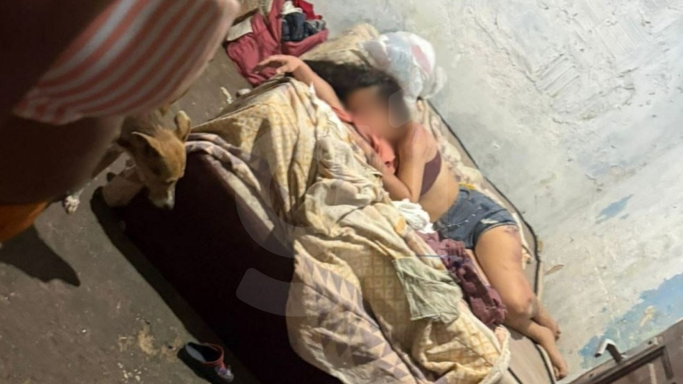 Mãe é espancada e presa suspeita de exibir imagem íntima da própria filha recém-nascida — Foto: Arquivo pessoal