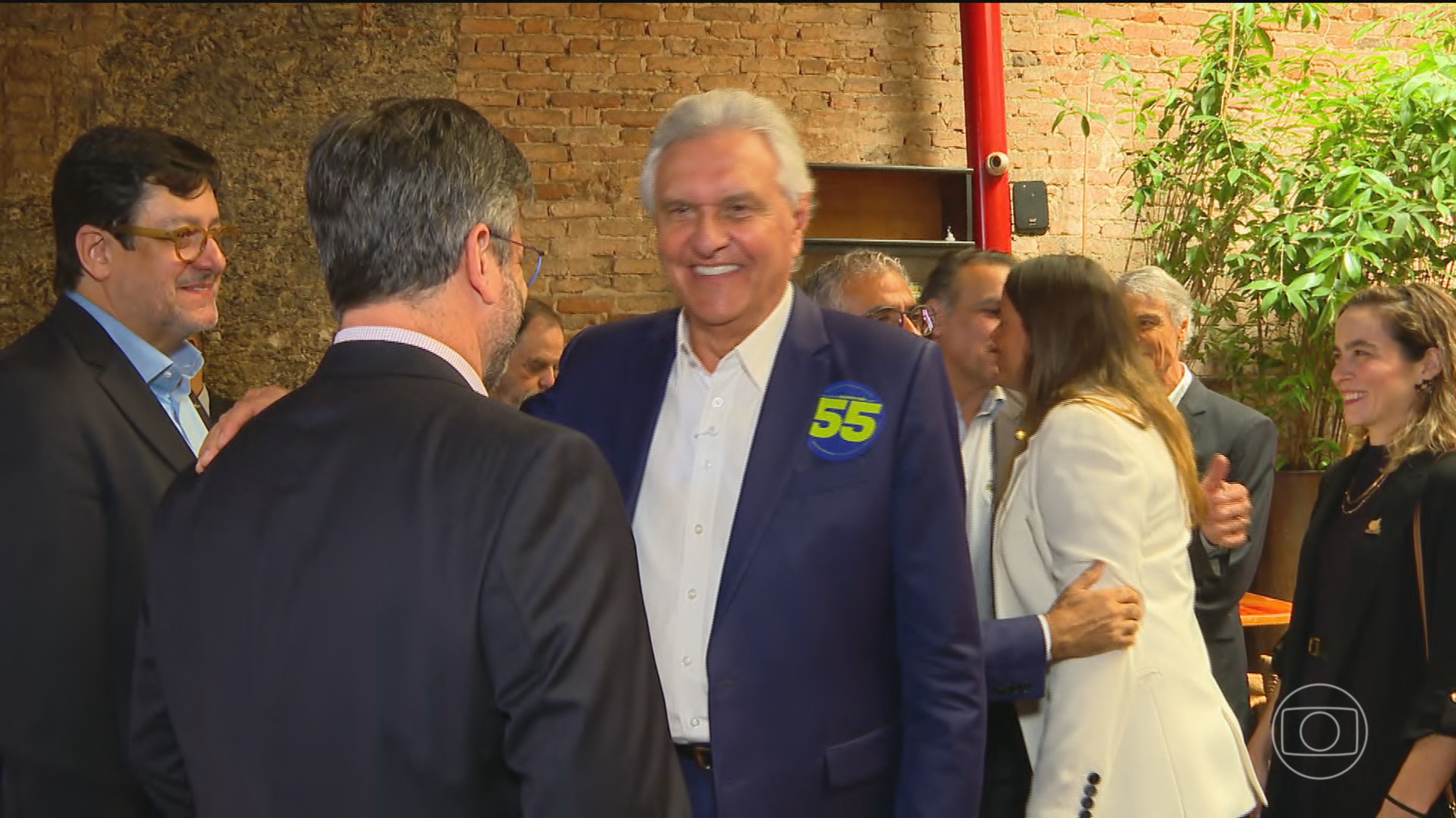 Ronaldo Caiado, candidato do PSD à Presidência, se reúne com empresários da indústria e do comércio no Rio