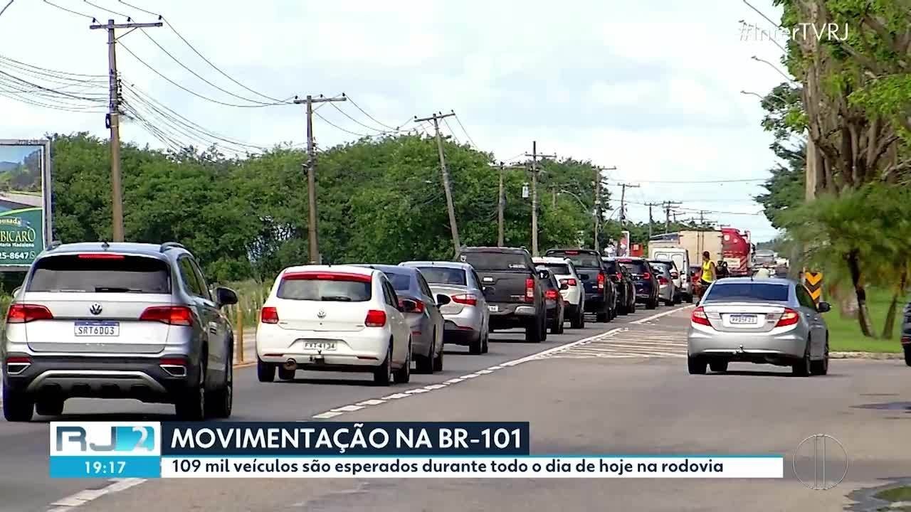 BR-101, trecho RJ, deve receber mais de 1,3 milhão de veículos até o Ano Novo