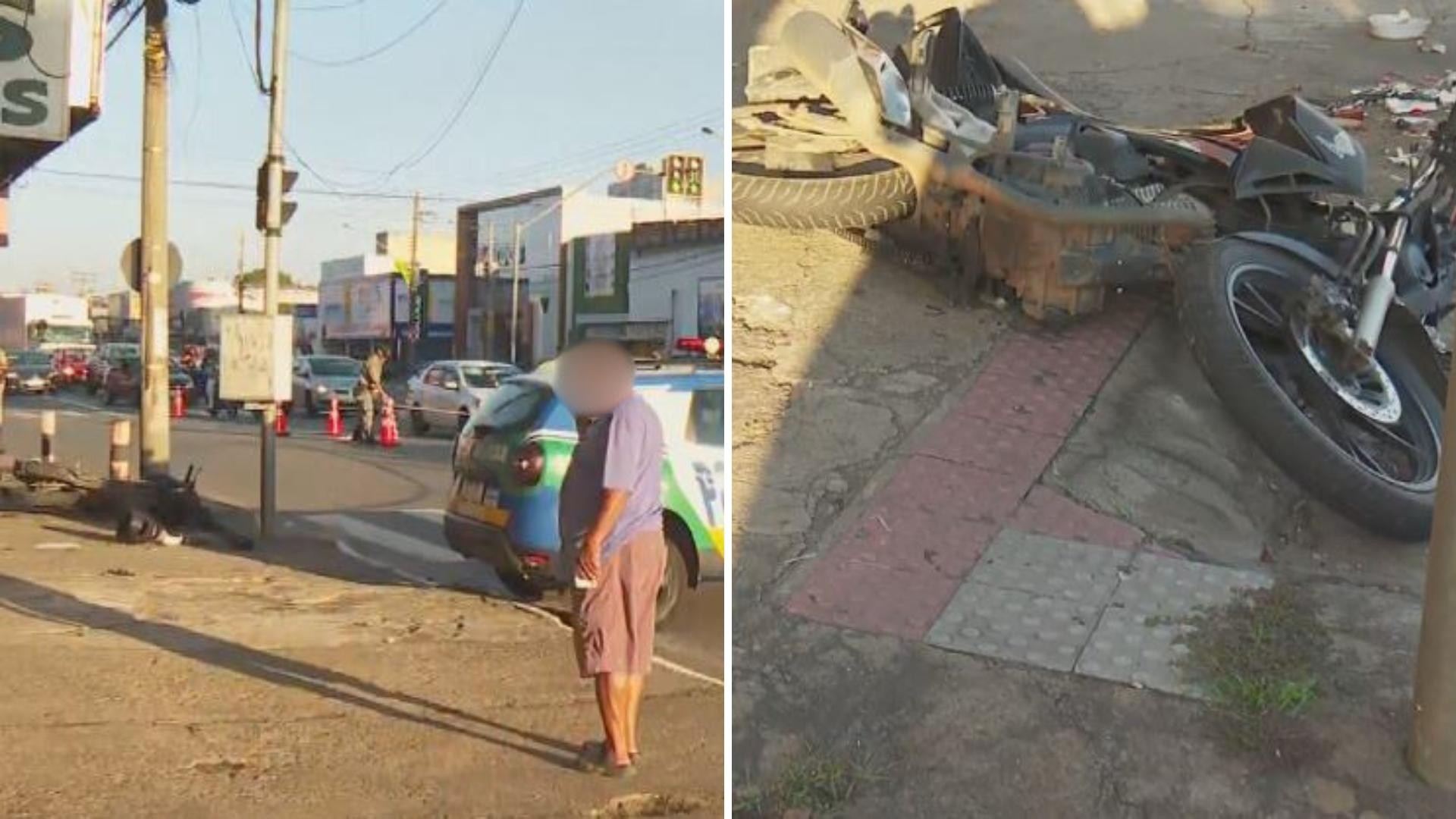 Acidente mata motociclista na Avenida Castelo Branco, em Goiânia