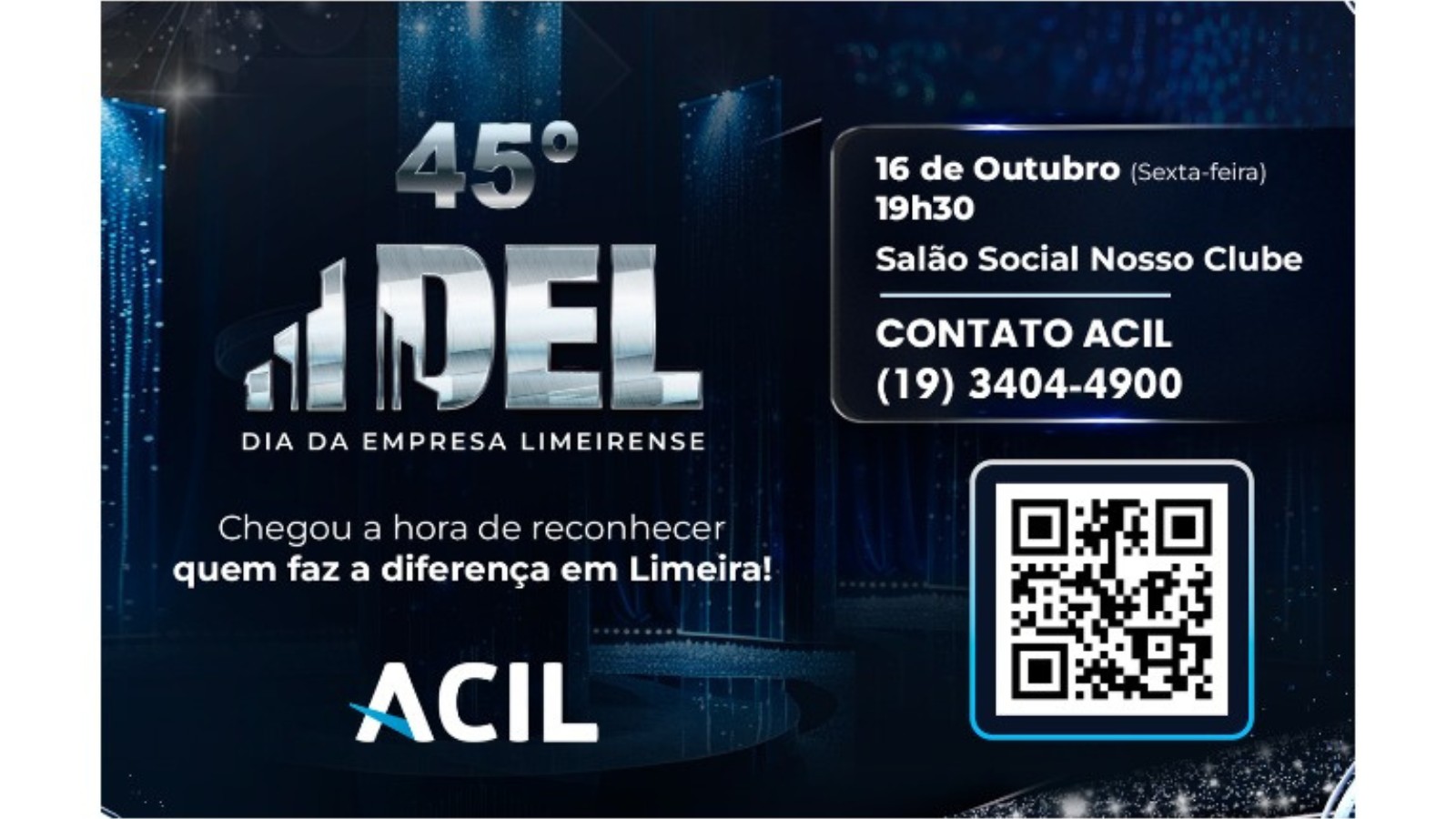 ACIL divulga homenageados da 45ª edição do DEL