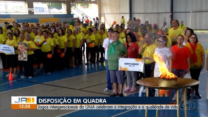 Jogos intergeracionais da Universidade da Maturidade são realizados