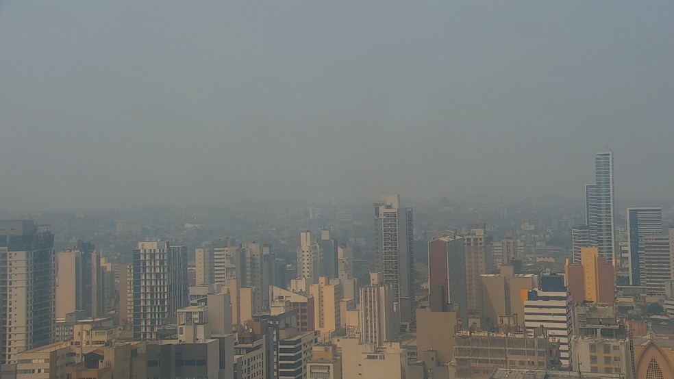 Inmet emite alerta de baixa umidade do ar no Paraná — Foto: Reprodução/RPC