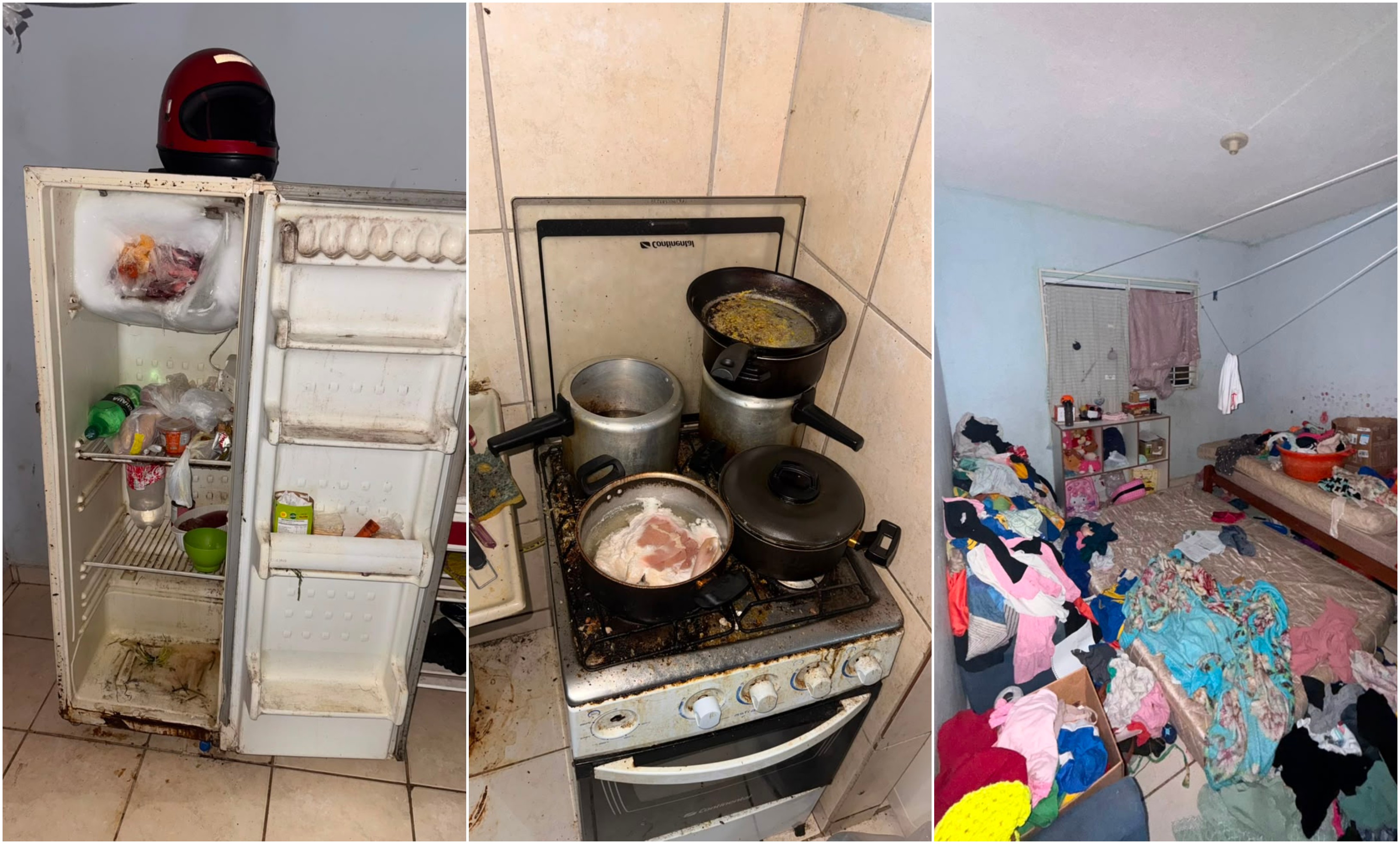 Quatro irmãos são abandonados em apartamento insalubre no Vila Jardim, em Boa Vista