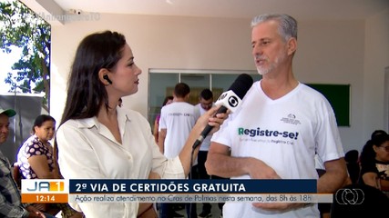 Mutirão em Palmas vai auxiliar moradores a emitirem segunda via de documentos