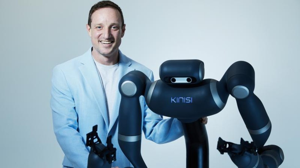 Bren Pierce diz que o robô da Kinisi será fácil de treinar — Foto: Divulgação/Kinisi
