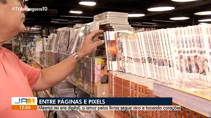 Livros impressos ainda fazem parte da vida dos palmenses