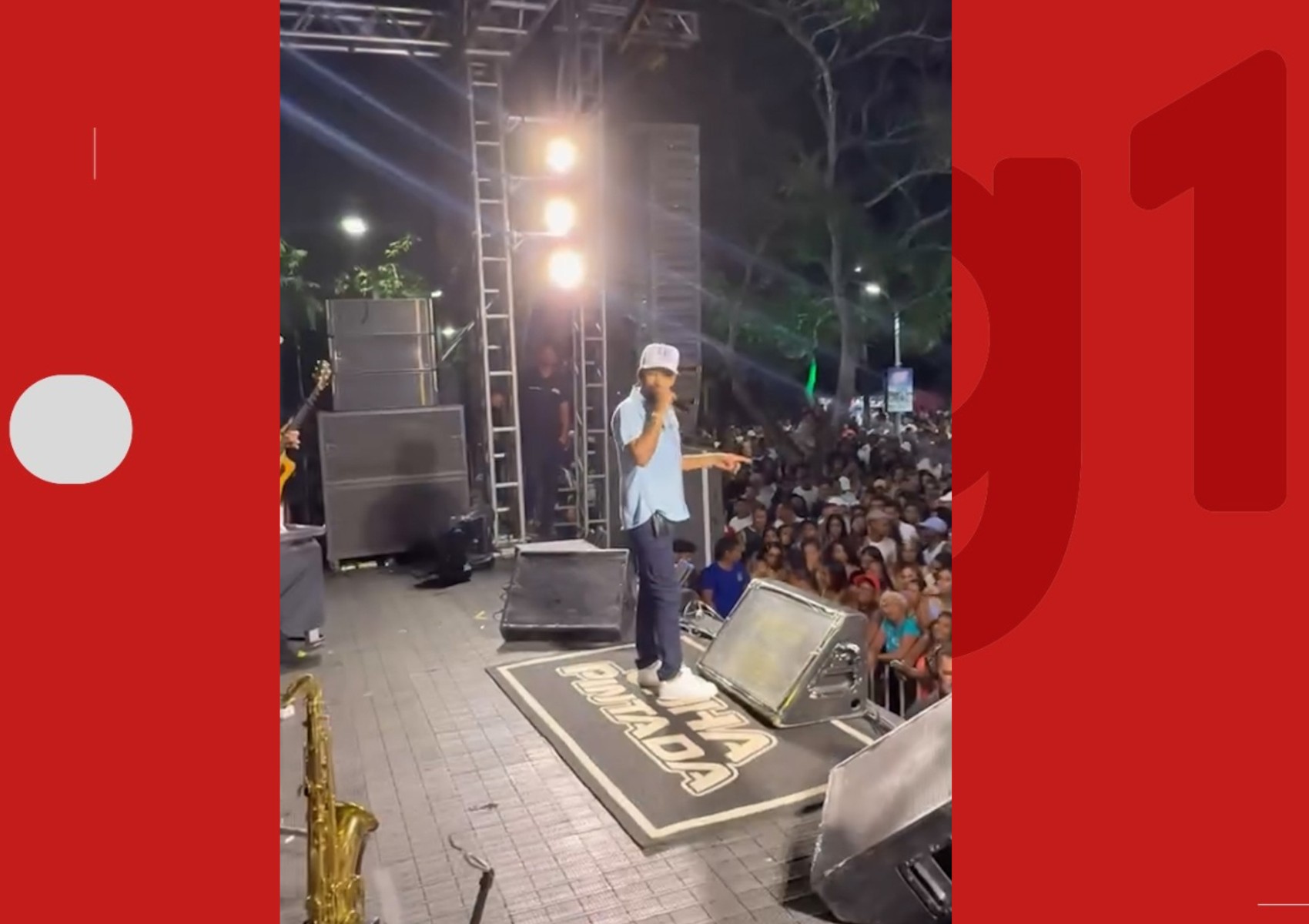 VÍDEO: Unha Pintada interrompe show na Bahia e deixa palco após passar mal