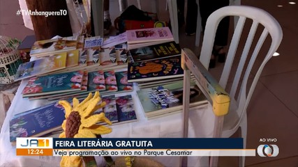Feira Literária gratuita é realizada no Parque Cesamar