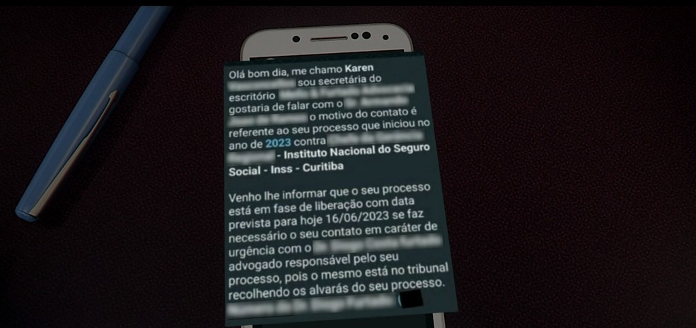 Golpe Do Falso Advogado: Print Mostra Como Suspeitos Contatavam