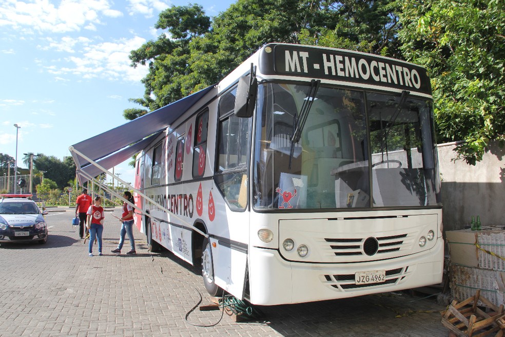 Hemobus do MT Hemocentro  Foto: Assessoria