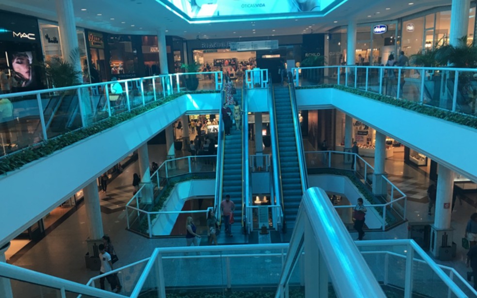 Flamboyant Shopping no Jardim Goiás, em Goiânia — Foto: Vanessa Martins/G1