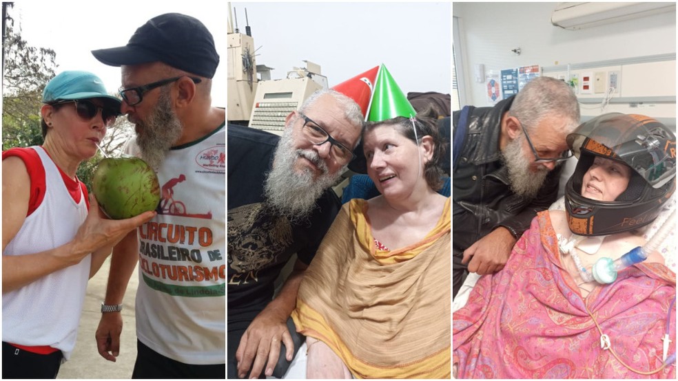 Bela e o marido, seu amor — Foto: Arquivo Pessoal