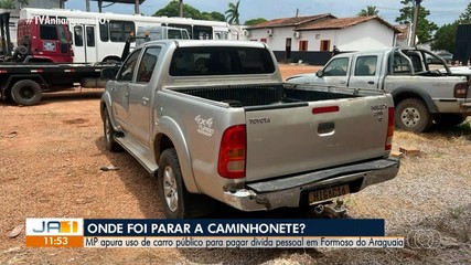 MP investiga prefeito de Formoso do Araguaia por uso de caminhonete da Receita