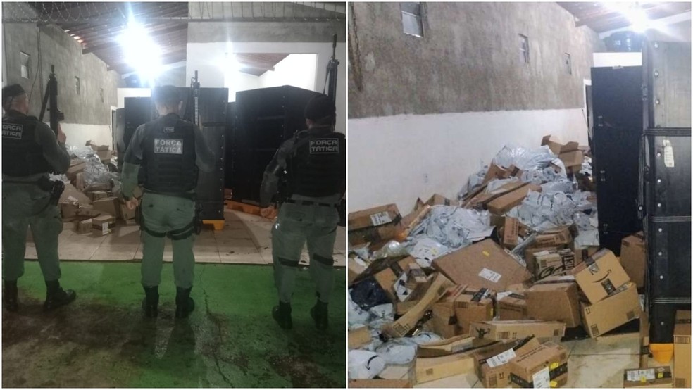 Material recuperado foi encaminhado à Delegacia de Polícia Civil de Horizont — Foto: Divulgação/SSPDS