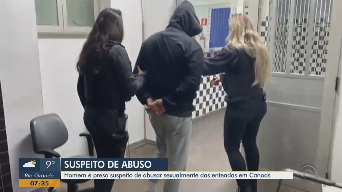 Padrasto é preso suspeito de estuprar três enteadas em Canoas diz