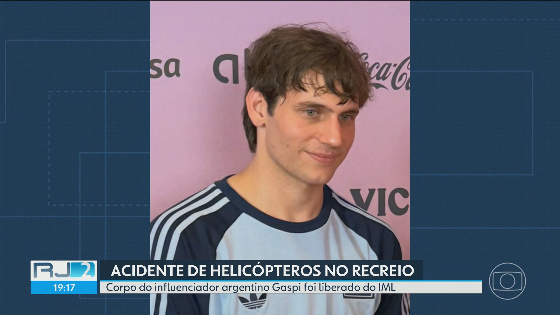 Corpo de influenciador argentino, morto em colisão entre helicópteros é liberado; investigação apura possível desvio de rota
