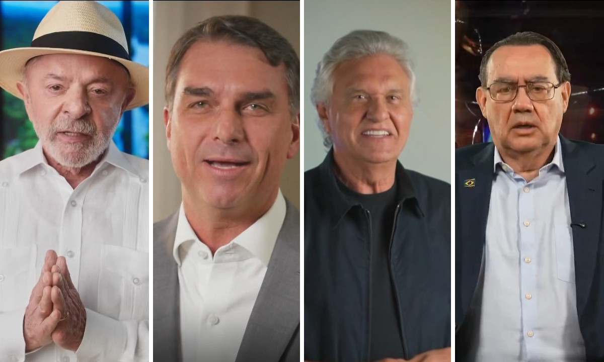 Lula, Flávio Bolsonaro, Caiado e Augusto Cury iniciam propaganda eleitoral no rádio e na TV
