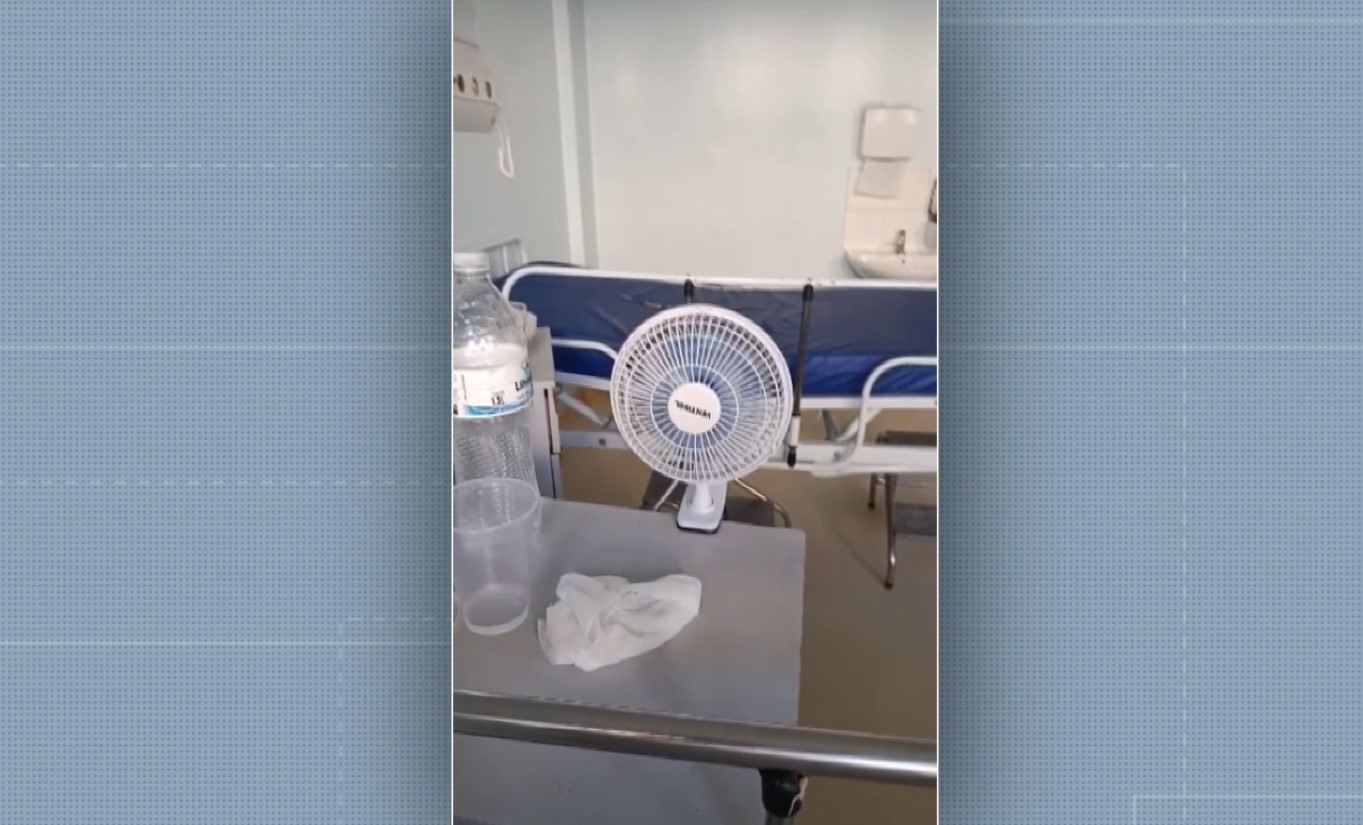 Sem ar-condicionado em hospital, paciente que teve cirurgia cancelada por calor leva ventilador para o leito em Campinas