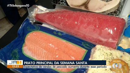 Peixe é o principal prato da Semana Santa