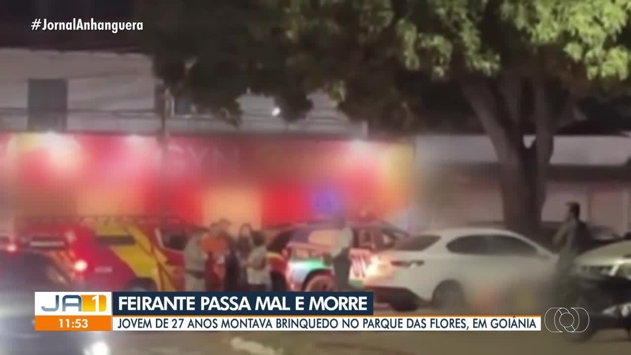Feirante morre após passar mal enquanto montava brinquedo