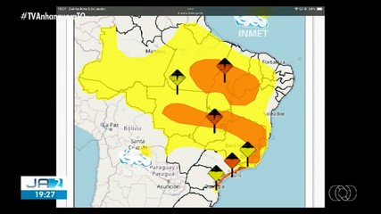 Confira a previsão o tempo no Tocantins