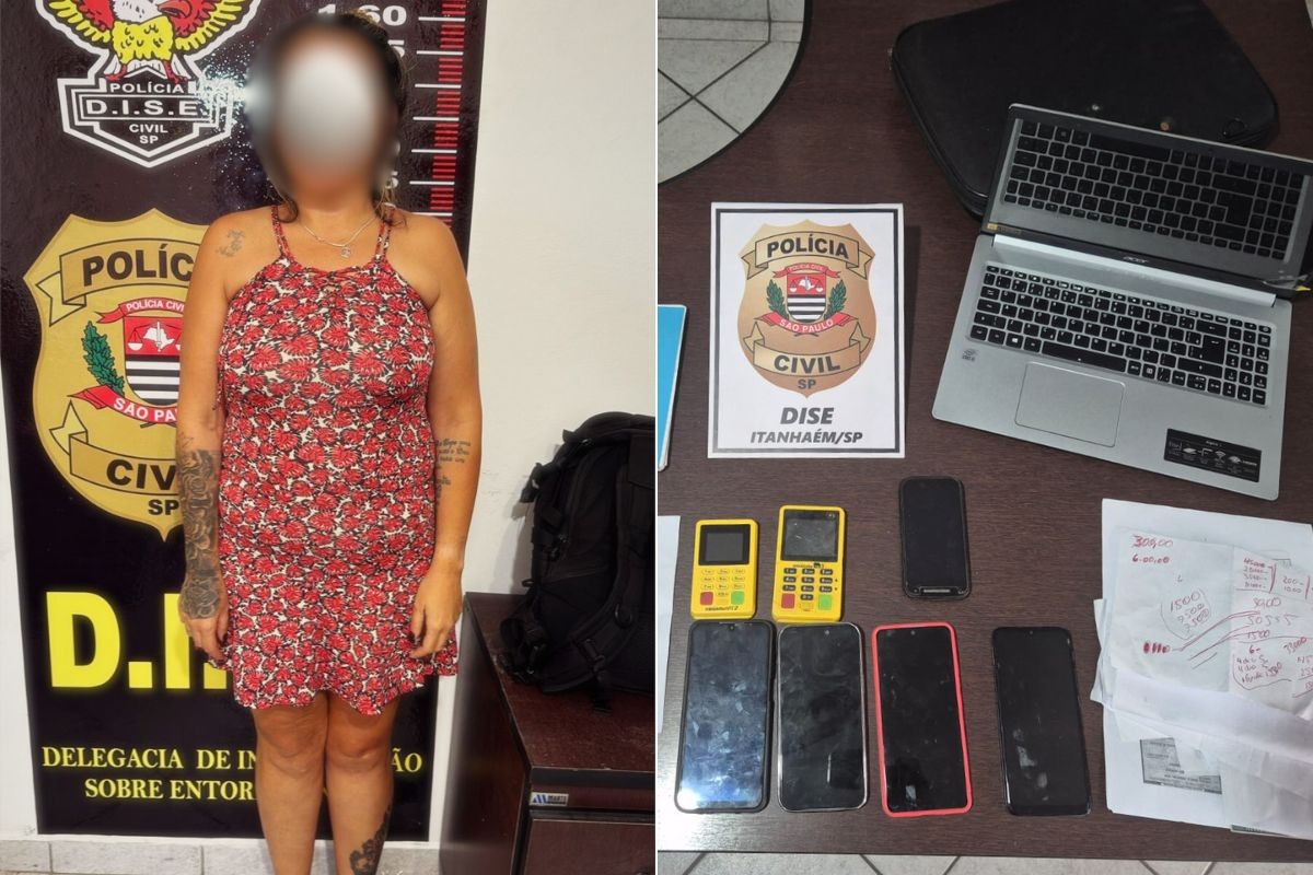 'Malévola', chefe de organização criminosa, é presa no litoral de SP 