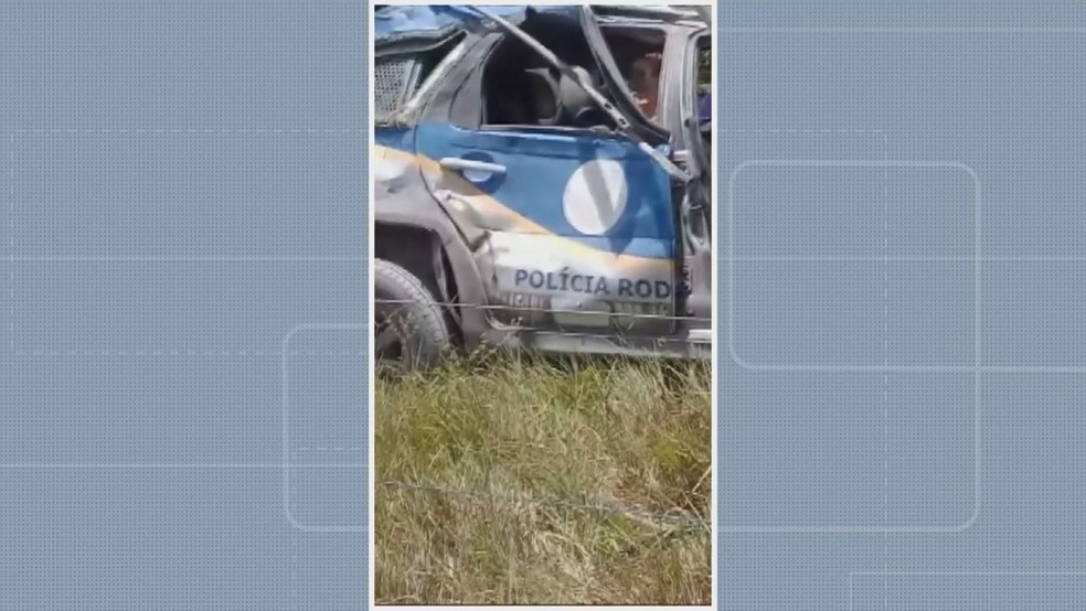 Acidente aconteceu na cidade de Canavieiras — Foto: Reprodução/TV Santa Cruz