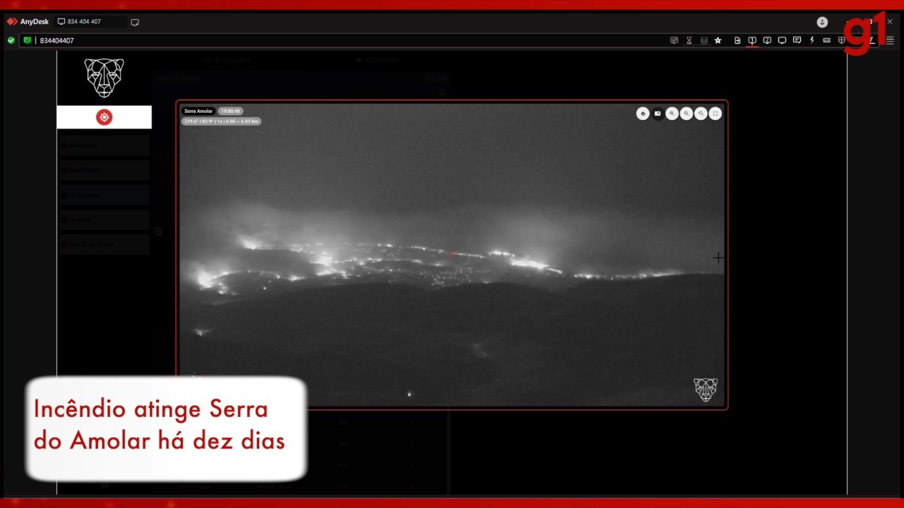 Incêndio impacta mais de 12 mil hectares da Serra do Amolar | G1