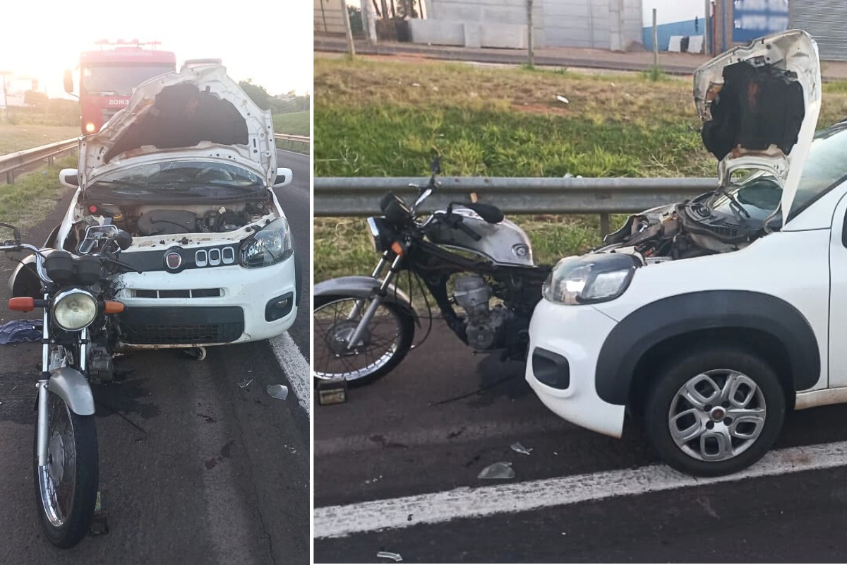 Motociclista morre após ser atingido por carro na SP-270; motorista fugiu