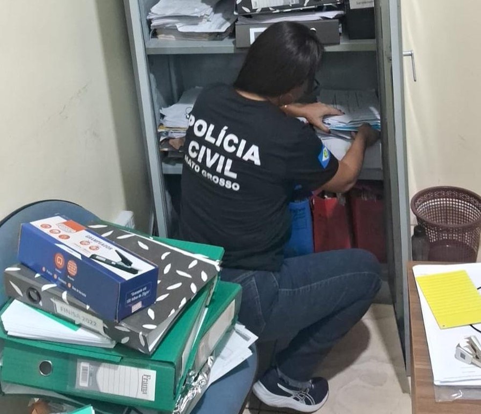 Ação foi coordenada de maneira simultânea para evitar a destruição de provas e garantir a captura dos envolvidos — Foto: Polícia Civil de Mato Grosso