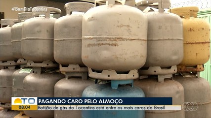 Botijão de gás no Tocantins está entre os mais caros do Brasil