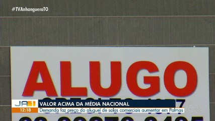 Valor do aluguel de salas comerciais cresce em Palmas