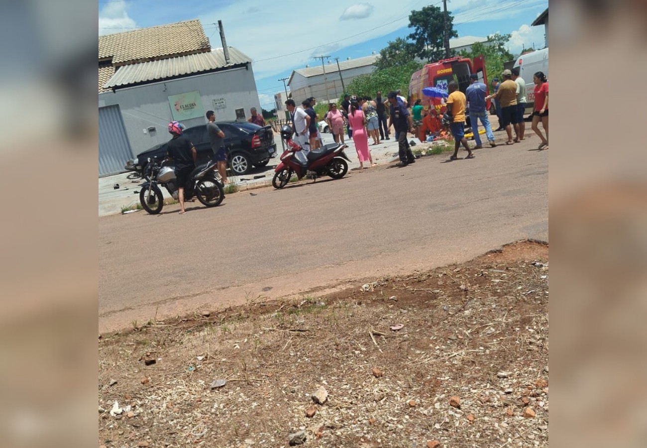 Motociclista de 49 anos morre após acidente com carro em cruzamento de Gurupi 