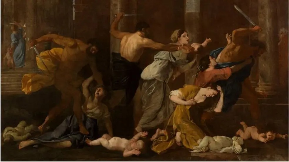 Evangelhos asseguram que Jesus nasceu antes da morte de Herodes, o Grande, que teria ordenado a matança dos inocentes, fato que historiadores contestam — Foto: GETTY IMAGES