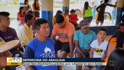 Projeto Defensoria do Araguaia leva atendimentos gratuitos para indígenas do povo Karajá