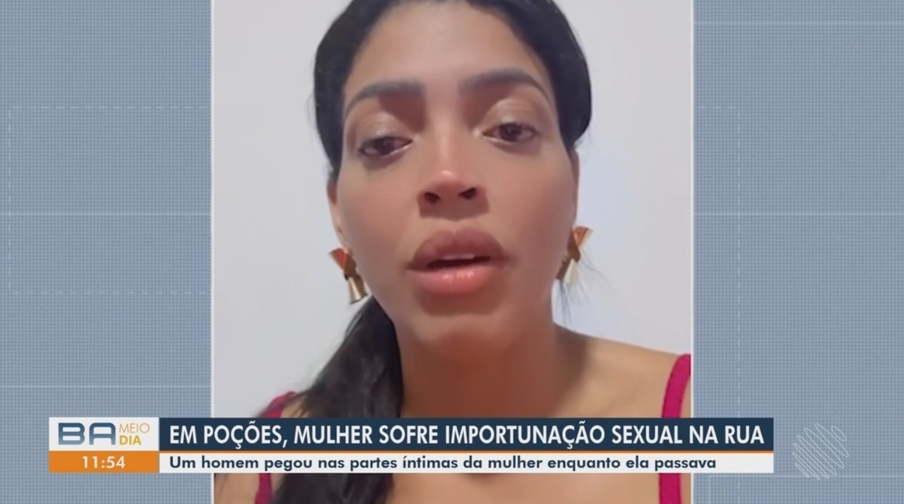 Influenciadora tem peito apertado por homem enquanto caminhava com filho de 2 anos na Bahia; polícia tenta identificar suspeito