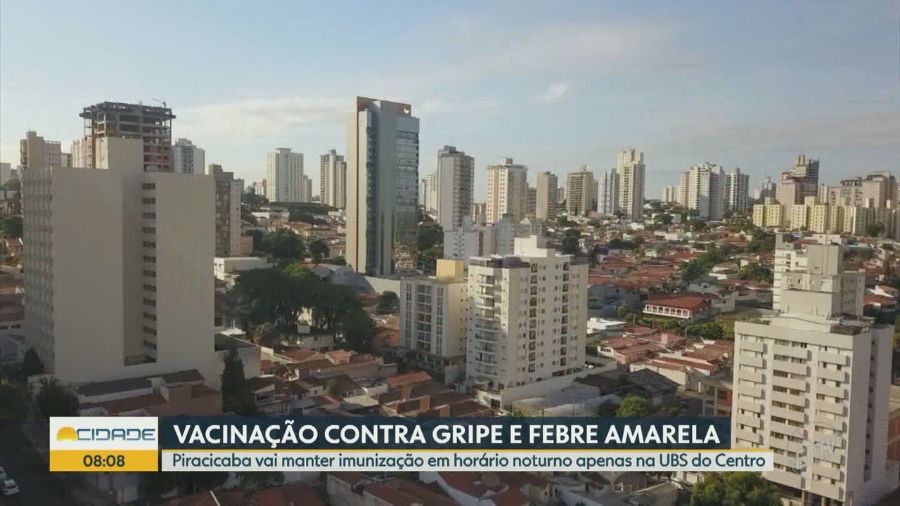 Baixa adesão faz com que locais de vacinação noturna contra gripe e febre amarela sejam reduzidos em Piracicaba; veja pontos