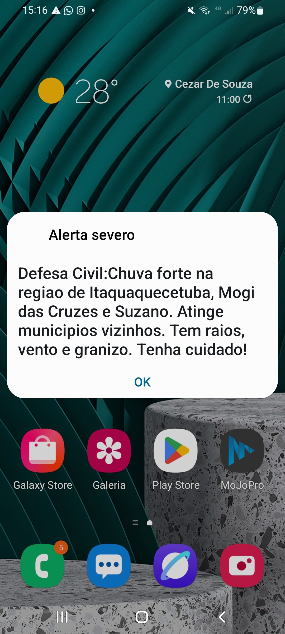 Chuva intensa causa alagamentos em  Mogi das Cruzes; Defesa Civil emite alerta para Alto Tietê