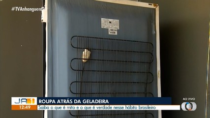 Saiba por que é perigoso secar roupa atrás de geladeira